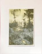Litho-zeefdruk Natuur, Landschap, Antiek en Kunst, Ophalen