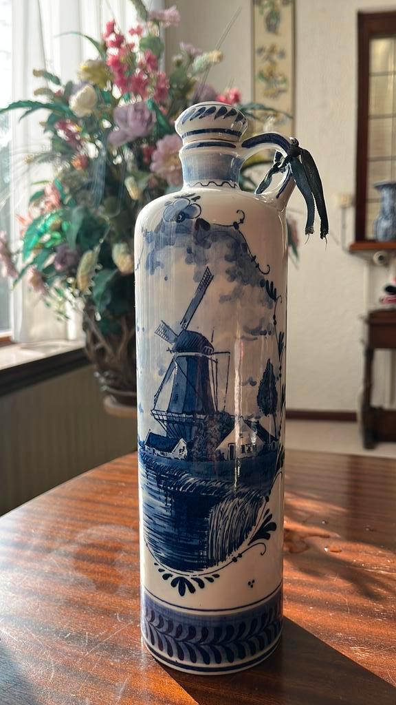 Bols Zenith Jeneverfles Delft Blauw, Antiek en Kunst, Antiek | Keramiek en Aardewerk, Ophalen of Verzenden