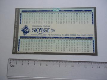 sticker oud Terschelling Skylge 96 cranberry kalender wadden beschikbaar voor biedingen