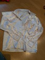 Nette blouse - maat S, Kleding | Dames, Tops, Verzenden, Beige, Zo goed als nieuw, Lange mouw