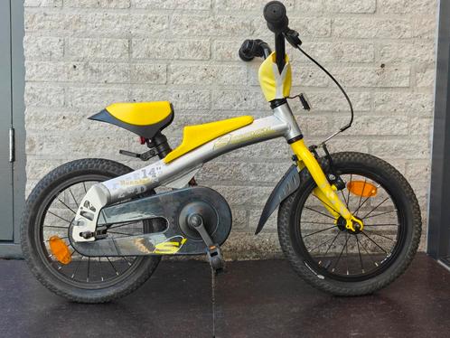 S'cool Rennrad 14 inch Kinderfiets/Loopfiets, Fietsen en Brommers, Fietsen | Kinderfietsjes, Gebruikt, Minder dan 16 inch, Ophalen