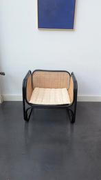 Rotan stoel Loods5 x X5Home, Huis en Inrichting, Stoelen, Ophalen, Gebruikt, Zwart, Riet of Rotan