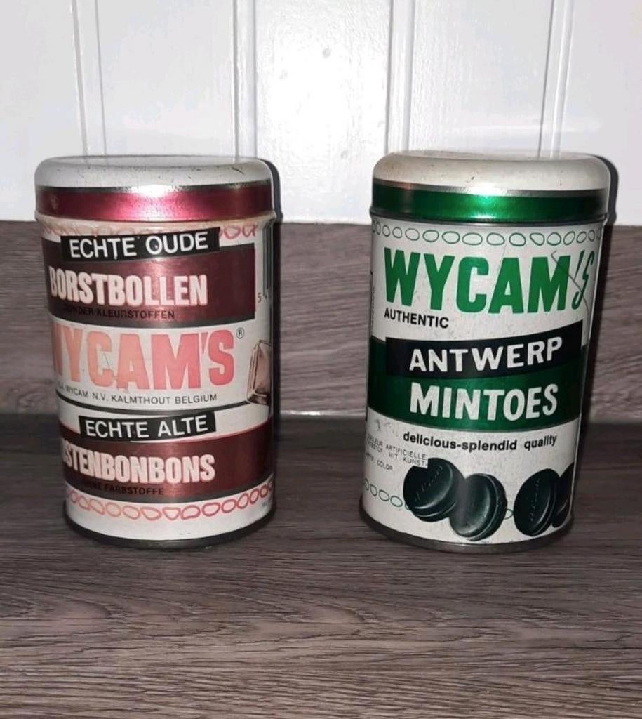 2 Blikken van Wycam's, Verzamelen, Blikken, Ophalen of Verzenden