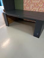 Grote  zwarte  tafel  doe redelijk bod vraagprijs, Tuin en Terras, Ophalen of Verzenden, Zo goed als nieuw