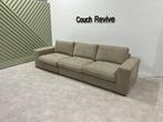 GRATIS LEVERING unieke beige plofbank 295x100, Ophalen of Verzenden, Zo goed als nieuw, Vierpersoons of meer, Stof