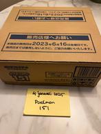 Pokémon 151 Japanse sealed boosterbox case, Ophalen, Zo goed als nieuw, Boosterbox