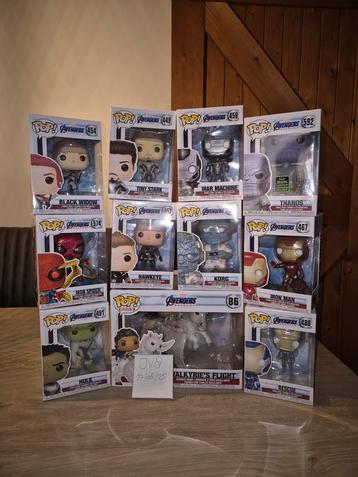 Avengers Endgame Funko Pop Collectie beschikbaar voor biedingen