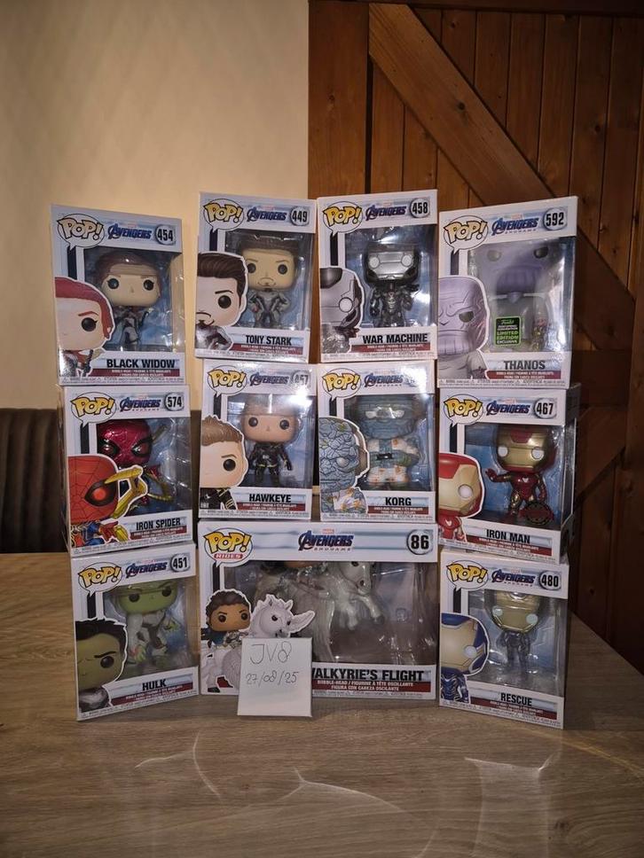 Avengers Endgame Funko Pop Collectie, Kinderen en Baby's, Speelgoed | Actiefiguren, Zo goed als nieuw, Ophalen of Verzenden