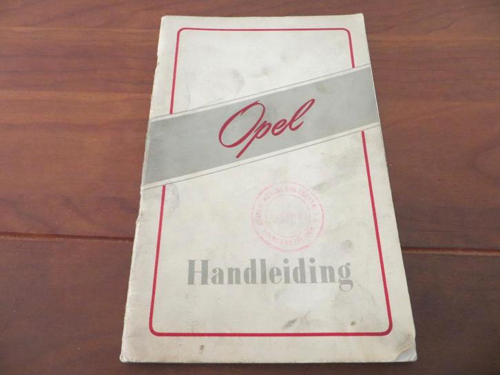 Instructieboek Opel Olympia 1500 en Opel Kapitan 2500 1950, Auto diversen, Handleidingen en Instructieboekjes, Ophalen of Verzenden