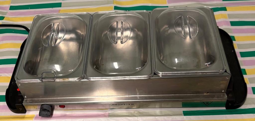 Warmhoudplaat, Huis en Inrichting, Ophalen, Overige typen, Zilver, Zo goed als nieuw