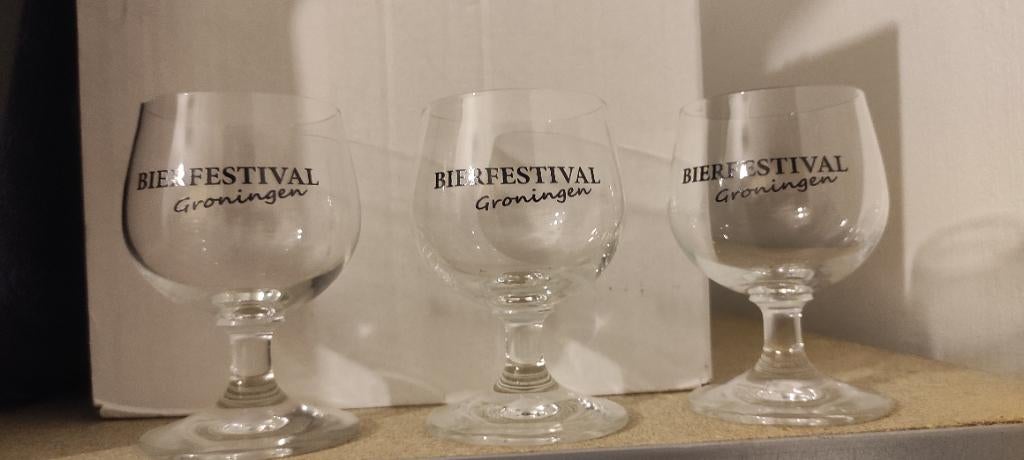 Proef glazen 15 cl, Verzamelen, Biermerken, Ophalen, Zo goed als nieuw, Glas of Glazen, Overige merken