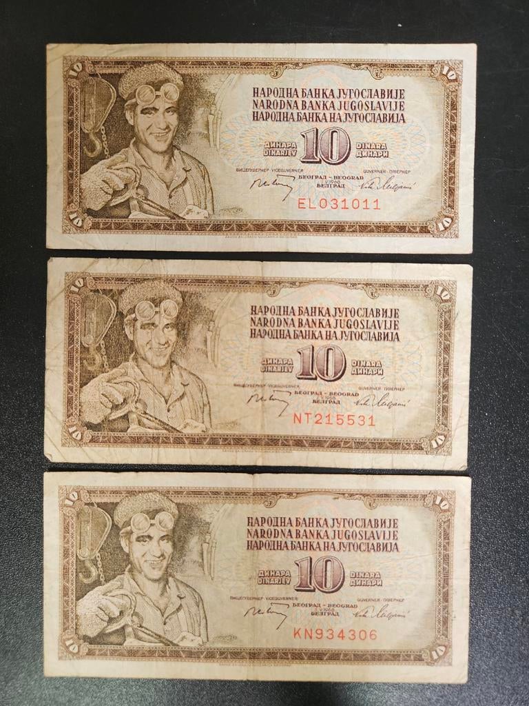 Joegoslavië pick 82b 1968 per stuk, Ophalen of Verzenden, Joegoslavië, Los biljet