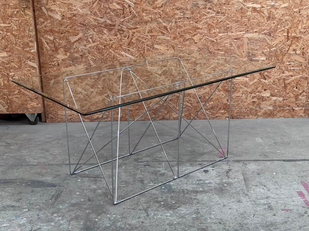 Vintage Max Sauze dining table, Ophalen, 50 tot 100 cm, Zo goed als nieuw, Vijf personen of meer