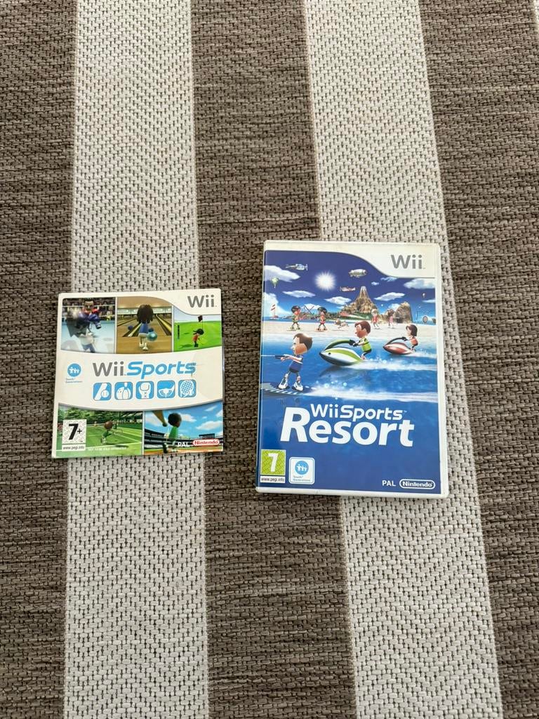 Wii Sport + Wii Resort!, Spelcomputers en Games, Games | Nintendo Wii, Ophalen of Verzenden, Zo goed als nieuw, Sport, 3 spelers of meer
