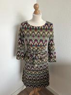 King Louie maat L retro groen zigzag zoe jurk 2737