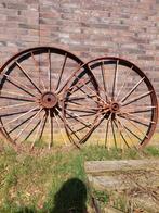 Gietijzeren wielen, Ophalen of Verzenden, Gebruikt