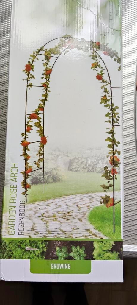 Rozenboog, nieuw, Tuin en Terras, Ophalen, Nieuw, IJzer, Dubbelstaafmat hekwerk