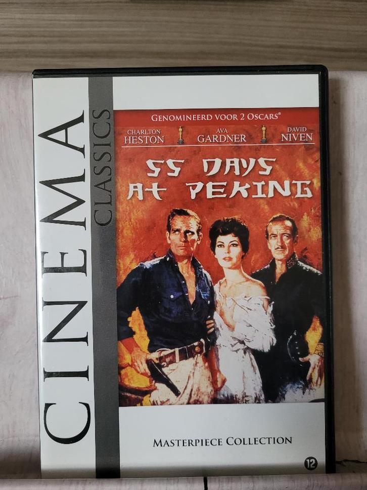 55 Days At Peking (1963) Charlton Heston – Dvd, Cd's en Dvd's, Dvd's | Klassiekers, Zo goed als nieuw, Drama, 1960 tot 1980, Vanaf 12 jaar
