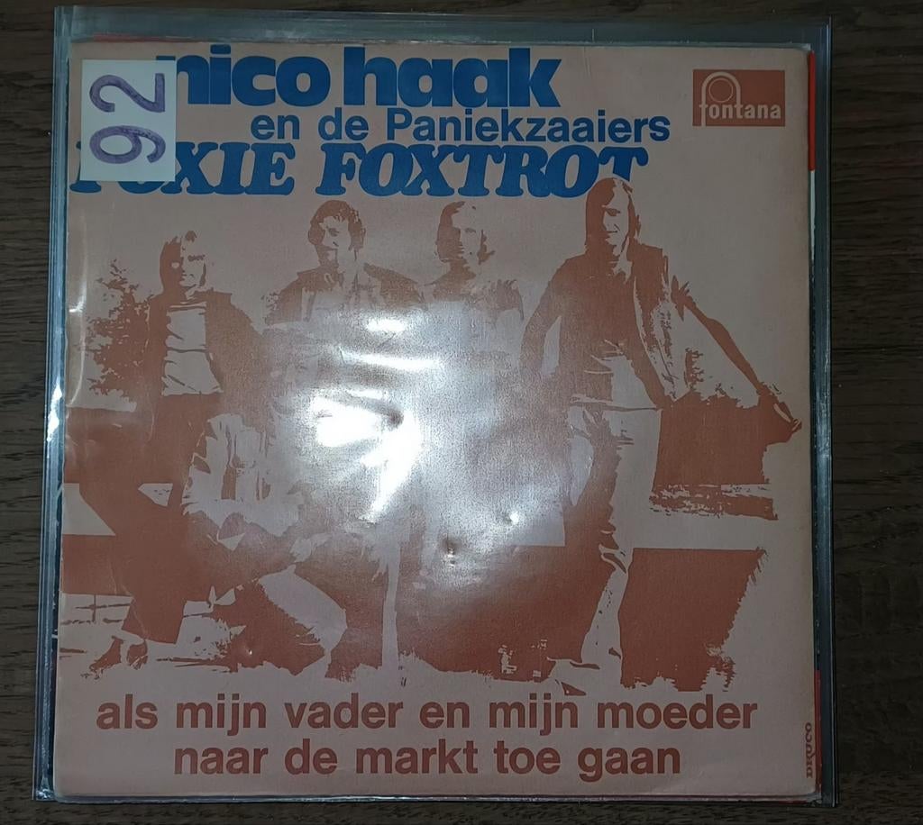 Nico Haak en de Paniekzaaiers - Foxie Foxtrot 7 inch vinyl, Ophalen of Verzenden