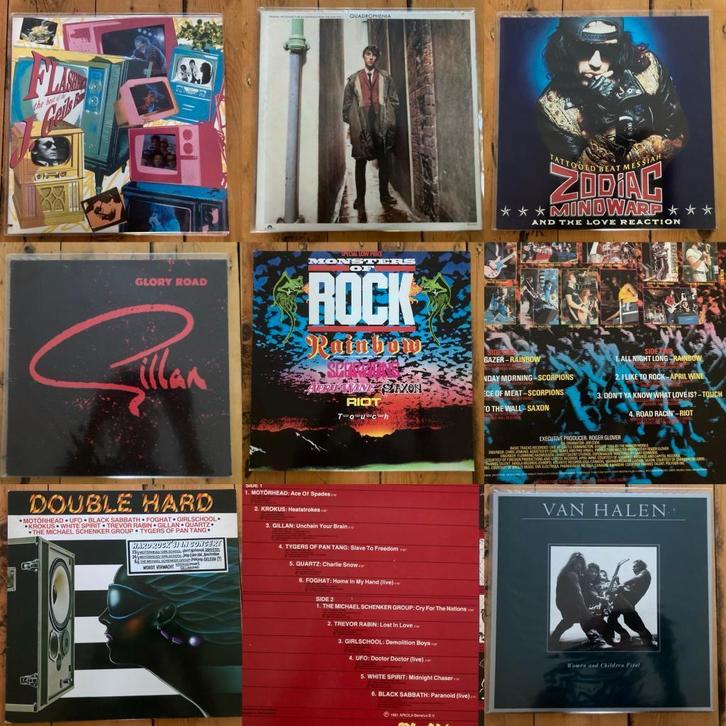 jaren 70 / 80 Hardrock Heavy Metal originele rock LP's zgan, Cd's en Dvd's, Vinyl | Hardrock en Metal, Zo goed als nieuw, Ophalen of Verzenden