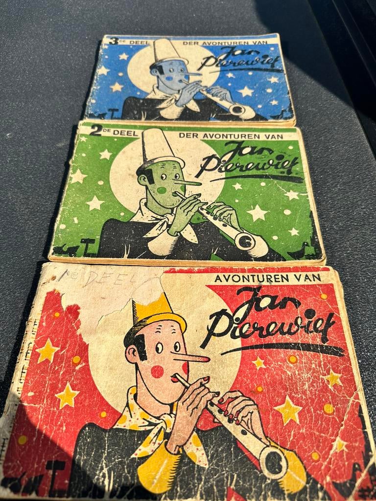 Zeldzame Set: De Avonturen van Jan Pierewiet - Deel 1, 2 & 3, Boeken, Strips | Comics, Zo goed als nieuw, Meerdere comics, Europa