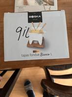Boska tapas fondue Bianco L, Ophalen of Verzenden, Zo goed als nieuw, Waxinelicht, Fondueset