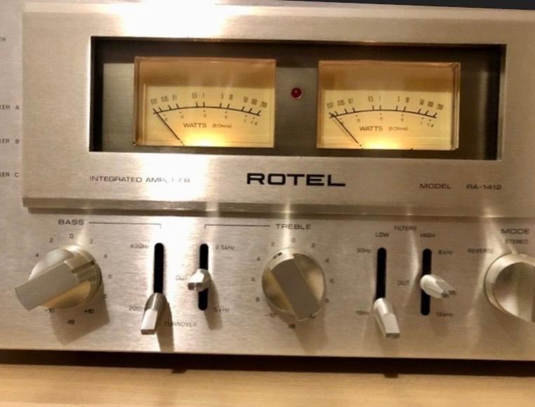 Gezocht Rotel RA-1312 of RA-1412, Zo goed als nieuw, 60 tot 120 watt, Stereo, Ophalen