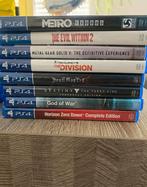 PS4 games : Metro Exodus, The Division, God of War en meer, Avontuur en Actie, Gebruikt, Vanaf 18 jaar, 1 speler