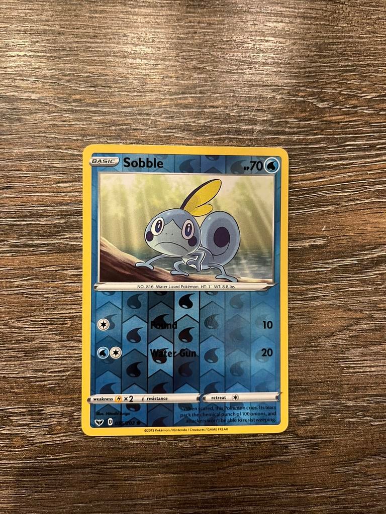 Sobble SSH 055/202 reverse holo, Ophalen of Verzenden, Zo goed als nieuw