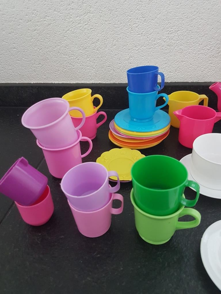 Kinderservies uitgebreid, Caravans en Kamperen, Kampeeraccessoires, Ophalen