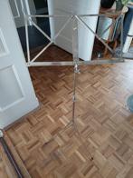 Stevige Muziekstandaard - Zilverkleurig en Verstelbaar, Ophalen of Verzenden, Zo goed als nieuw, Muziekstandaard, Overige instrumenten