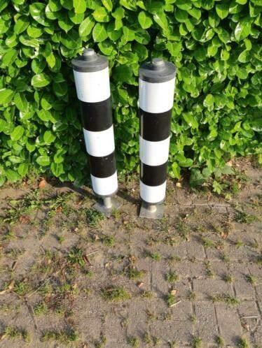 Afzetzuil afzetpaal anti parkeerpaal verkeerszuil, Tuin en Terras, Palen, Balken en Planken, Gebruikt, Palen, Minder dan 180 cm