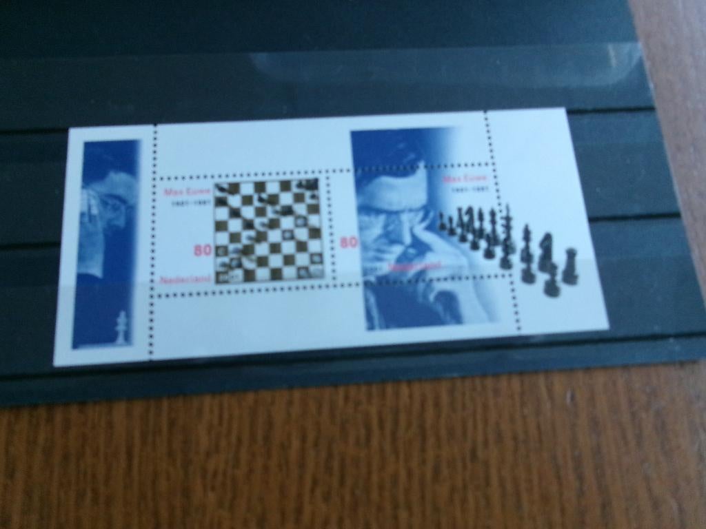 2001 - pf blok max euwe (944a), Verzenden, Postfris