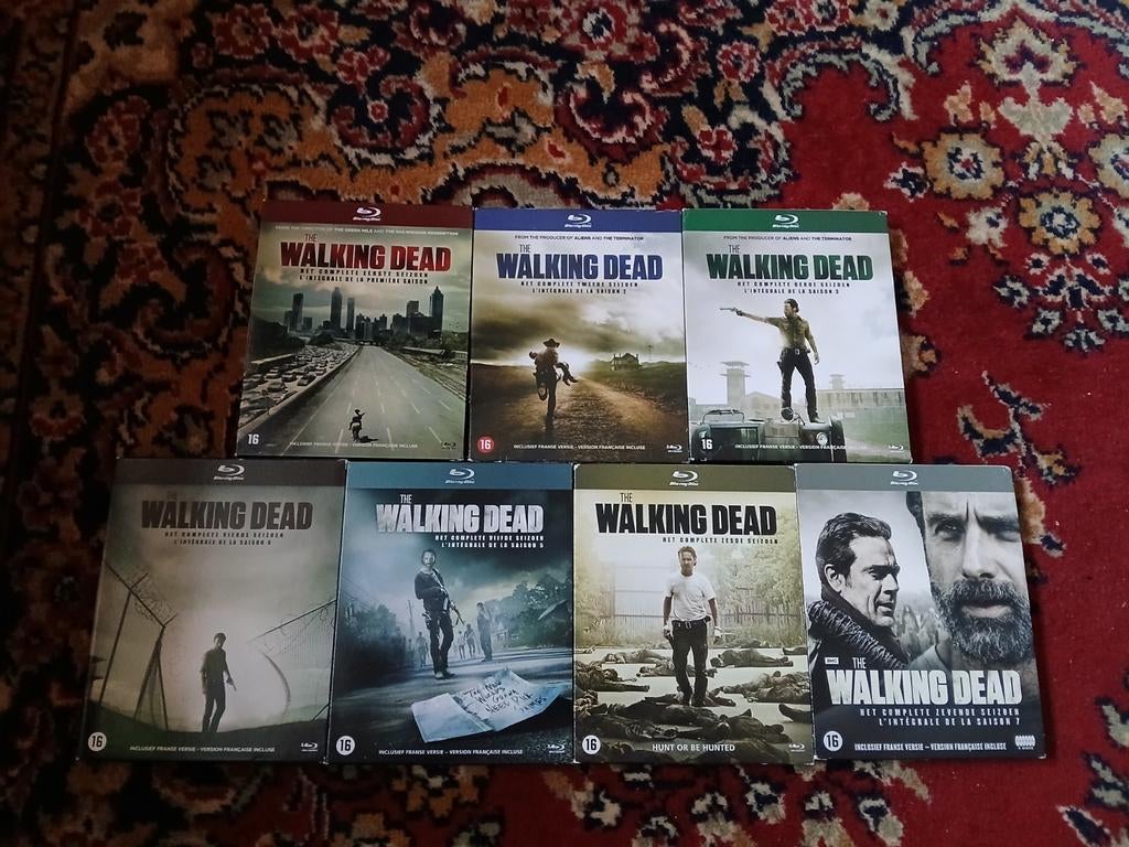 The Walking Dead Seizoenen 1-7 Blu-ray Boxset, Vanaf 16 jaar, Boxset, Ophalen of Verzenden, Zo goed als nieuw
