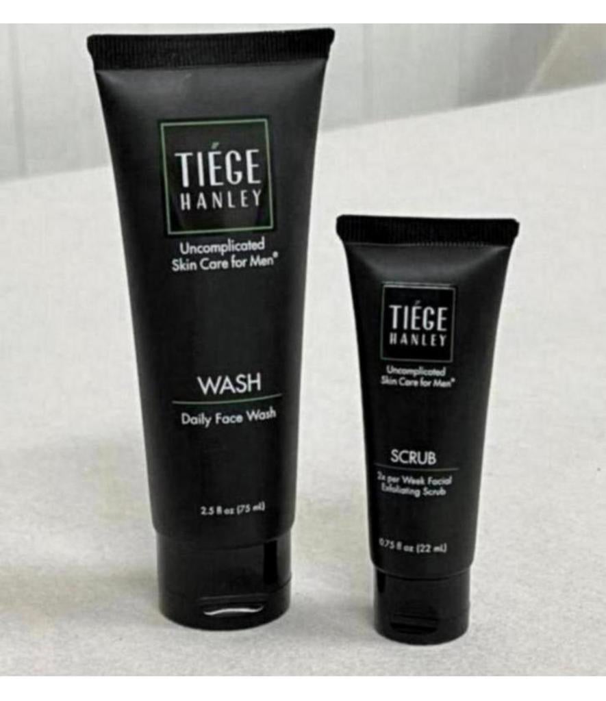 Tiege Hanley Daily face wash + scrub gezichtsreiniging man, Gehele gezicht, Nieuw, Ophalen of Verzenden, H