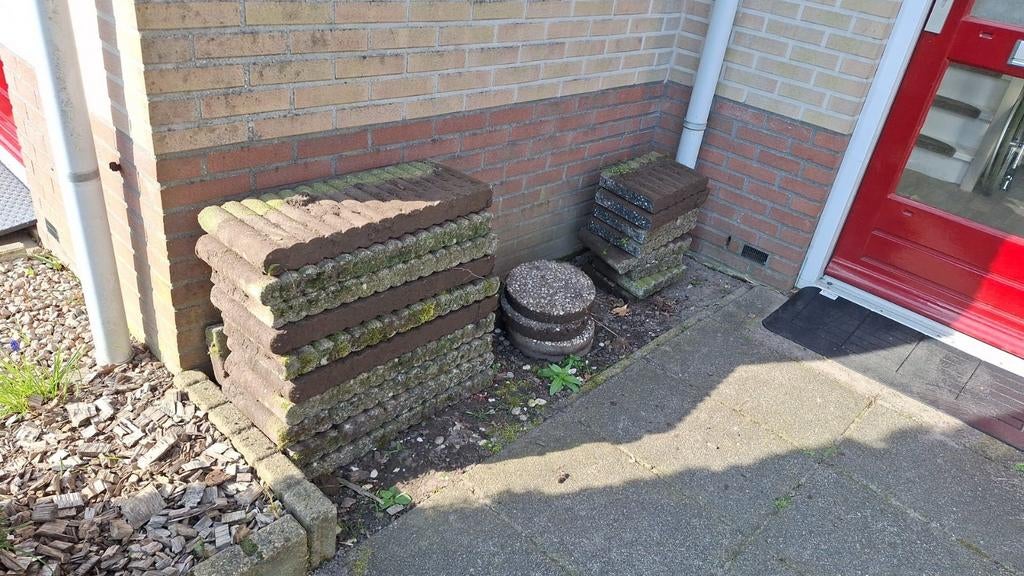 Stenen en borderrand, Ophalen, Gebruikt, Overige materialen