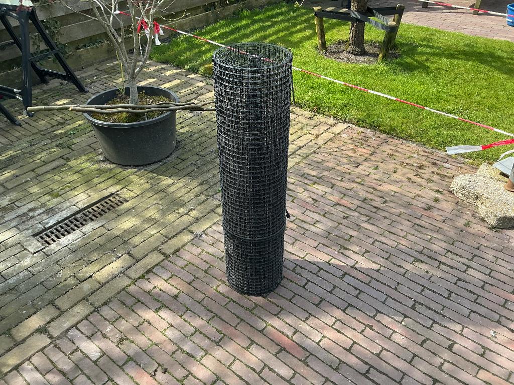 Volieregaas zwart  maaswijdte 19 x 19 mm, Tuin en Terras, Gaas en Draad, Ophalen, Nieuw, Minder dan 10 meter, Gaas