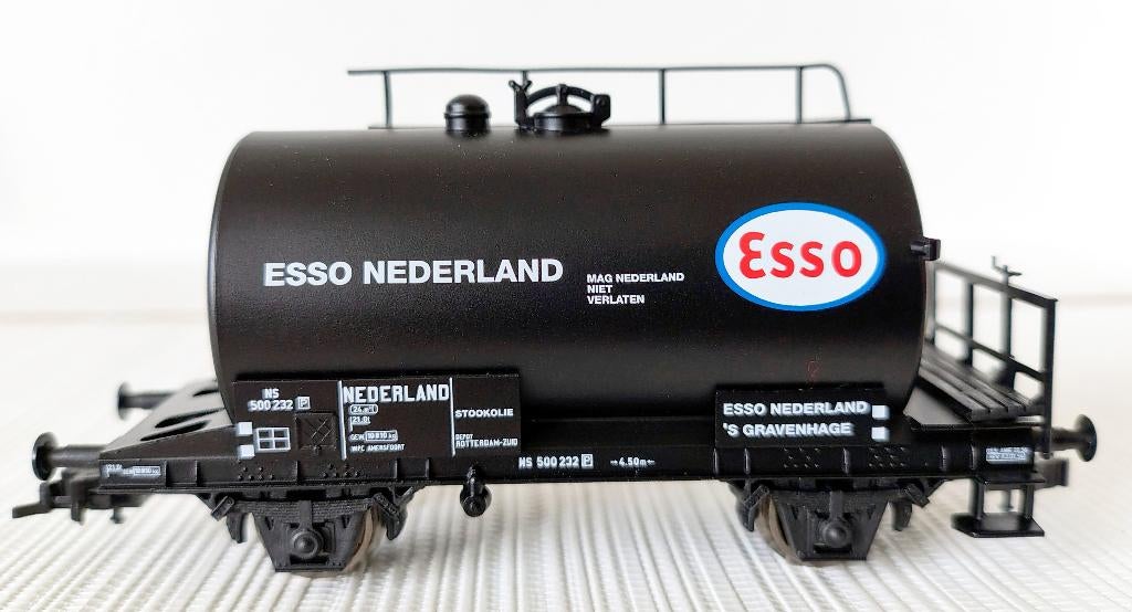 NS ketelwagen Esso - Piko art. 58789, Gelijkstroom, Analoog, Wagon, Zo goed als nieuw