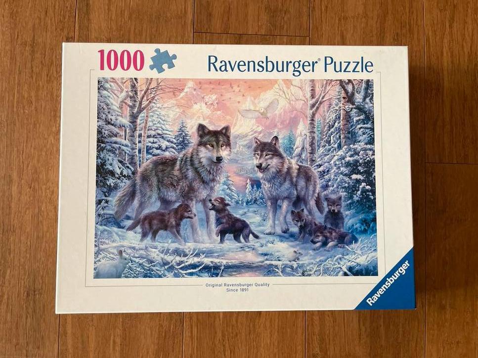 Ravensburger Puzzel 1000, wolven, Ophalen of Verzenden, 500 t/m 1500 stukjes, Nieuw, Legpuzzel