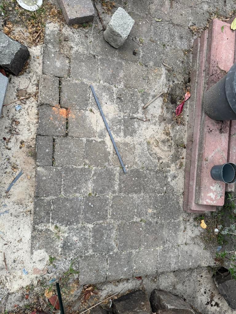 Gebruikte cobblestones, diverse maten, Ophalen, Gebruikt, Klinkers, Natuursteen