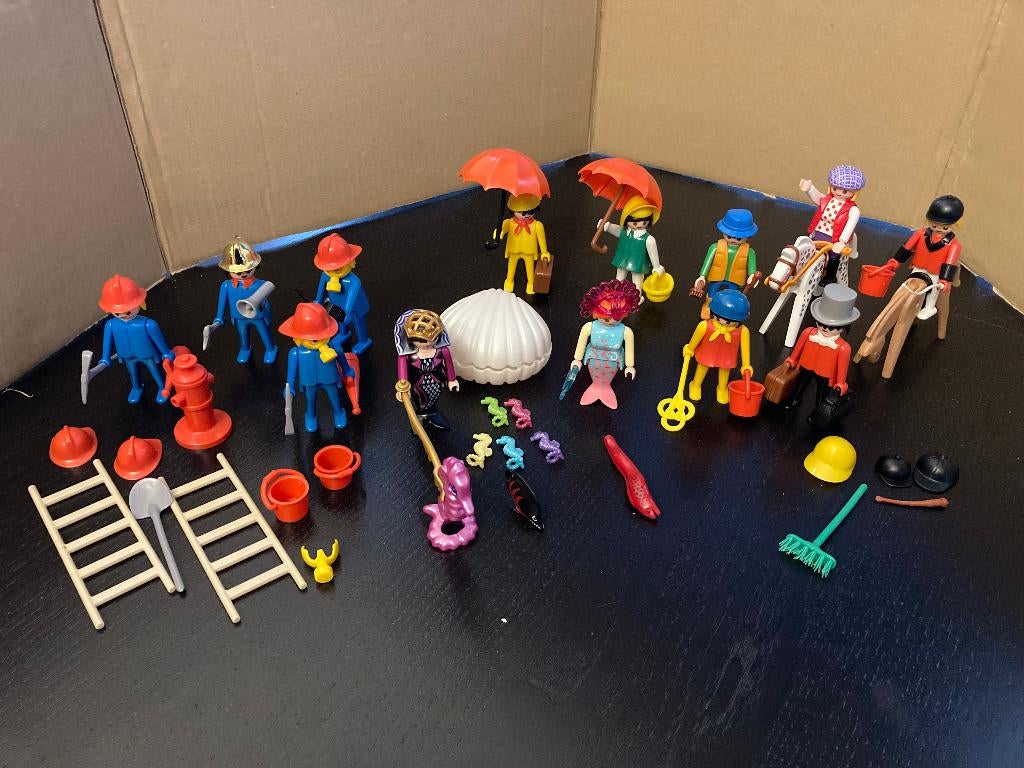 Playmobil sets brandweer, paarden, reizigers, zeemeerminnen, Ophalen of Verzenden, Gebruikt, Complete set