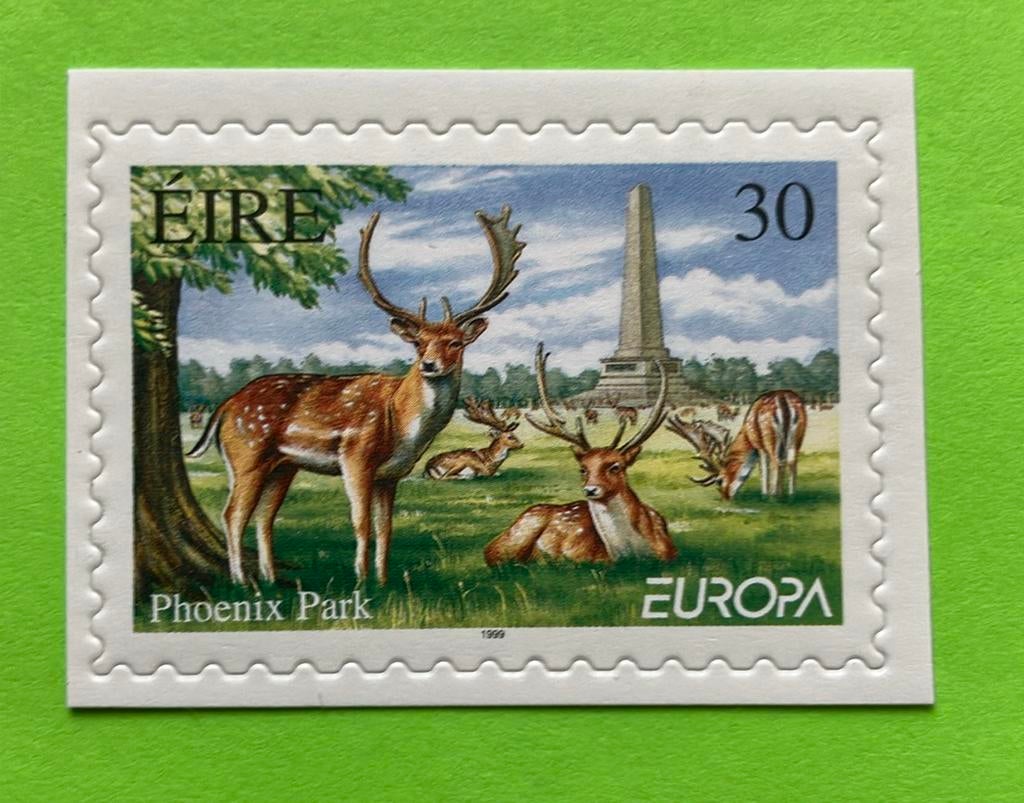 Herten europazegel, Ophalen of Verzenden, Postfris, Dier of Natuur