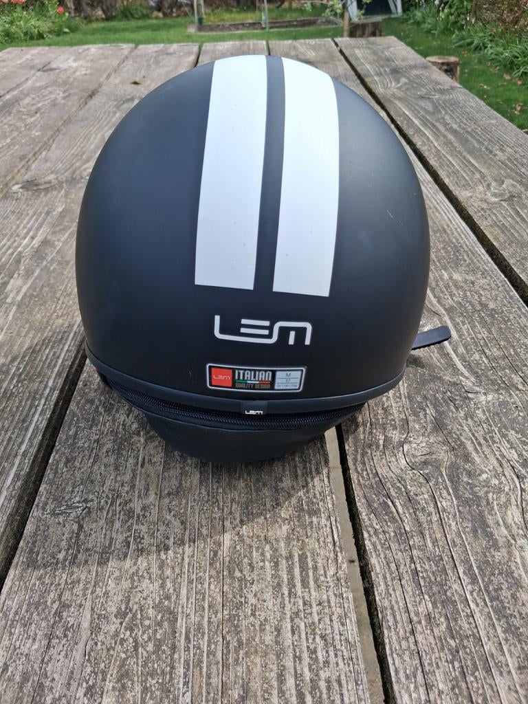 LEM Jethelm zgan maat m 57, Ophalen of Verzenden, Zo goed als nieuw, Medium