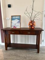 Sidetable hout, Ophalen, 100 tot 150 cm, Zo goed als nieuw, 25 tot 50 cm