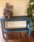 Vintage side table, Huis en Inrichting, Tafels | Sidetables, Ophalen, 25 tot 50 cm, Rechthoekig, 100 tot 150 cm