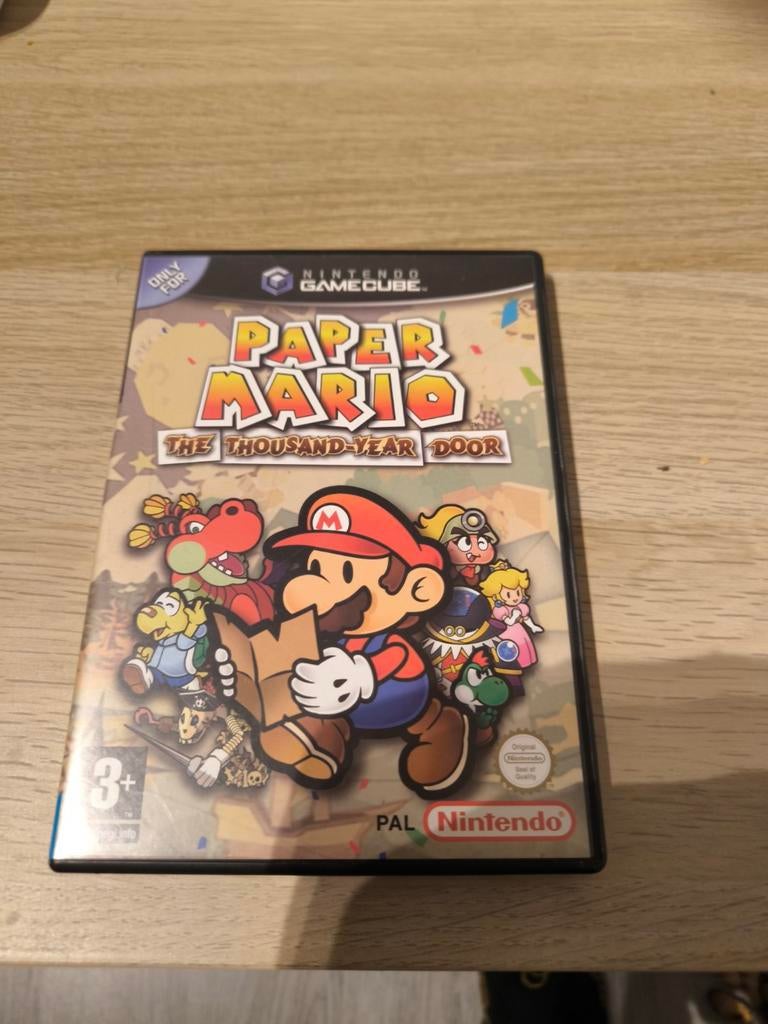 Paper Mario The Thousand-Year Door GameCube, Spelcomputers en Games, Games | Nintendo GameCube, 1 speler, Ophalen of Verzenden