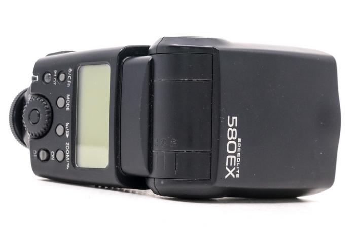Canon 580EX Speedlite, Audio, Tv en Foto, Fotografie | Flitsers, Ophalen, Gebruikt, Canon, Kantelbaar