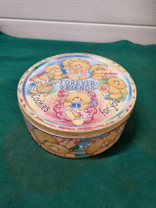 koekblik forever friends rond, Verzamelen, Blikken, Ophalen of Verzenden