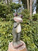 Beeld kikker, tuin, zen, zwembad, vijver yoga 60cm, Ophalen, Nieuw, Kunststof, Dierenbeeld