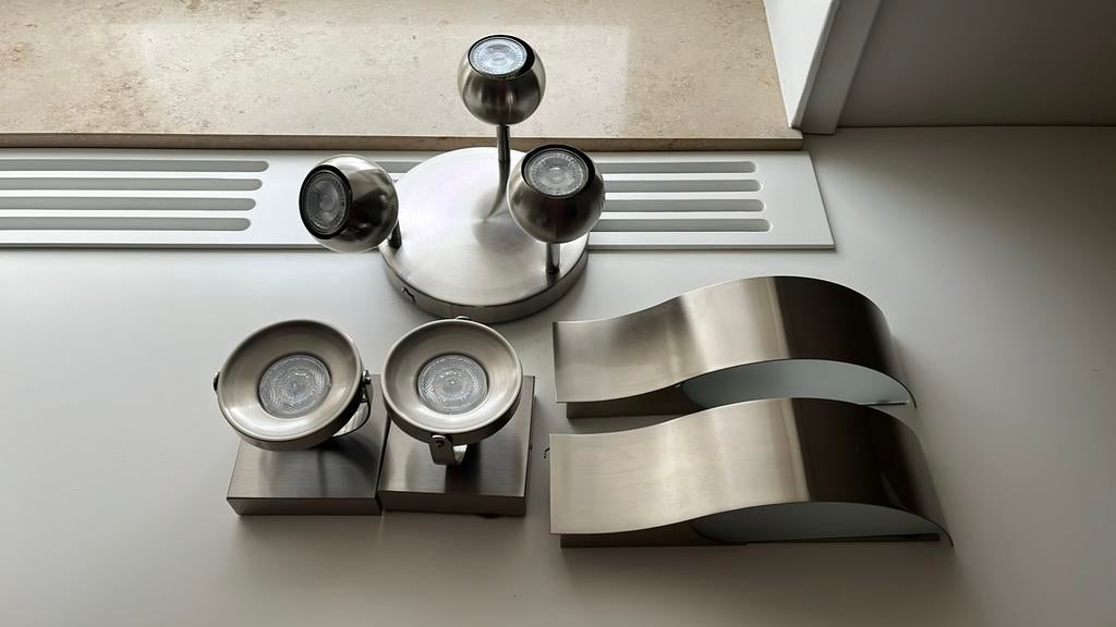 💡Philips Lampen plafond of wand/muur, Ophalen, Zo goed als nieuw, Metaal of Aluminium